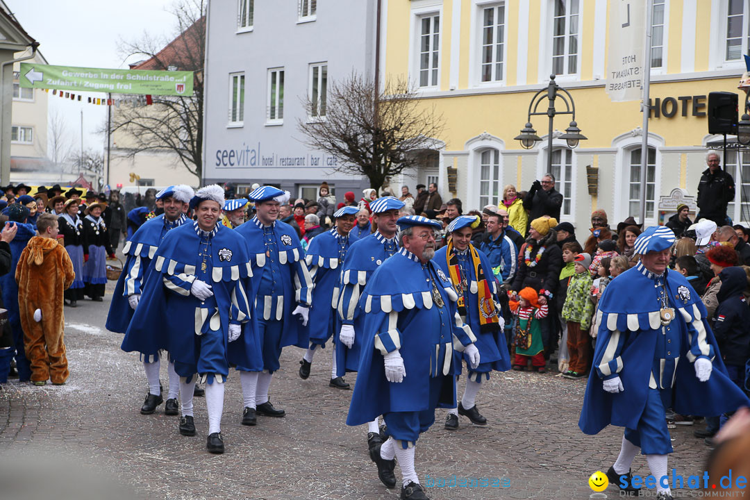 Narrensprung: Langenargen am Bodensee, 19.01.2014