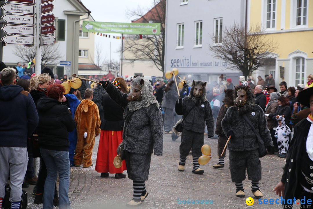 Narrensprung: Langenargen am Bodensee, 19.01.2014