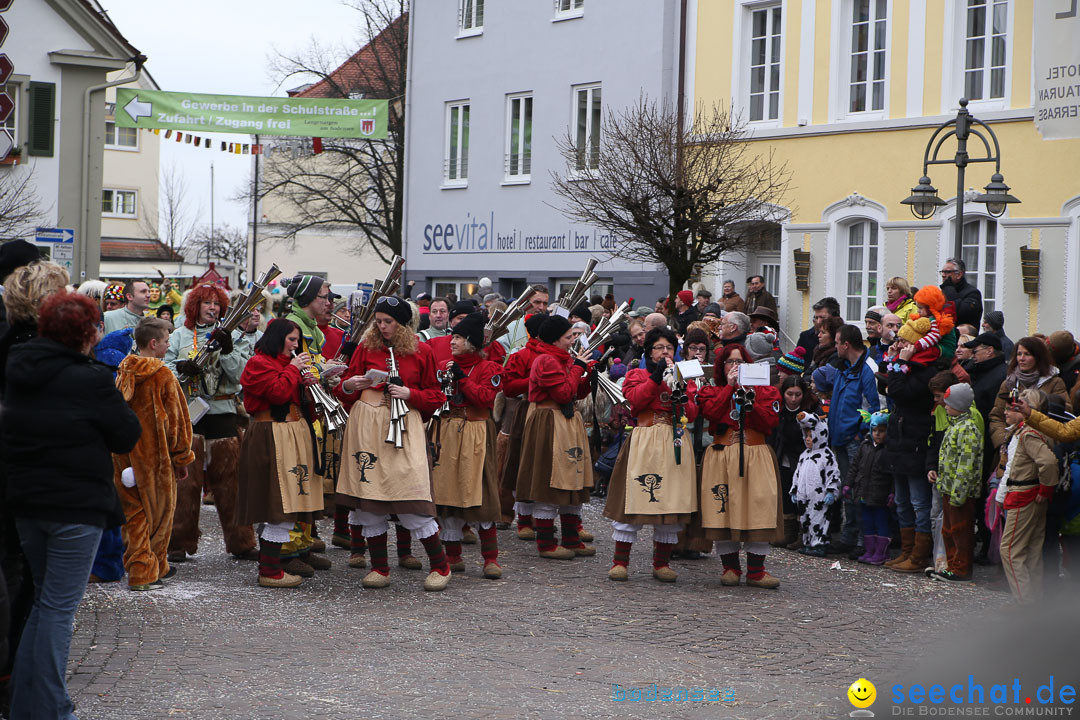 Narrensprung: Langenargen am Bodensee, 19.01.2014