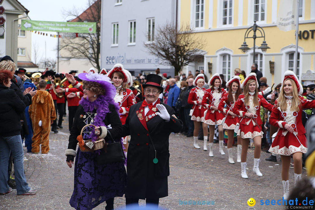 Narrensprung: Langenargen am Bodensee, 19.01.2014