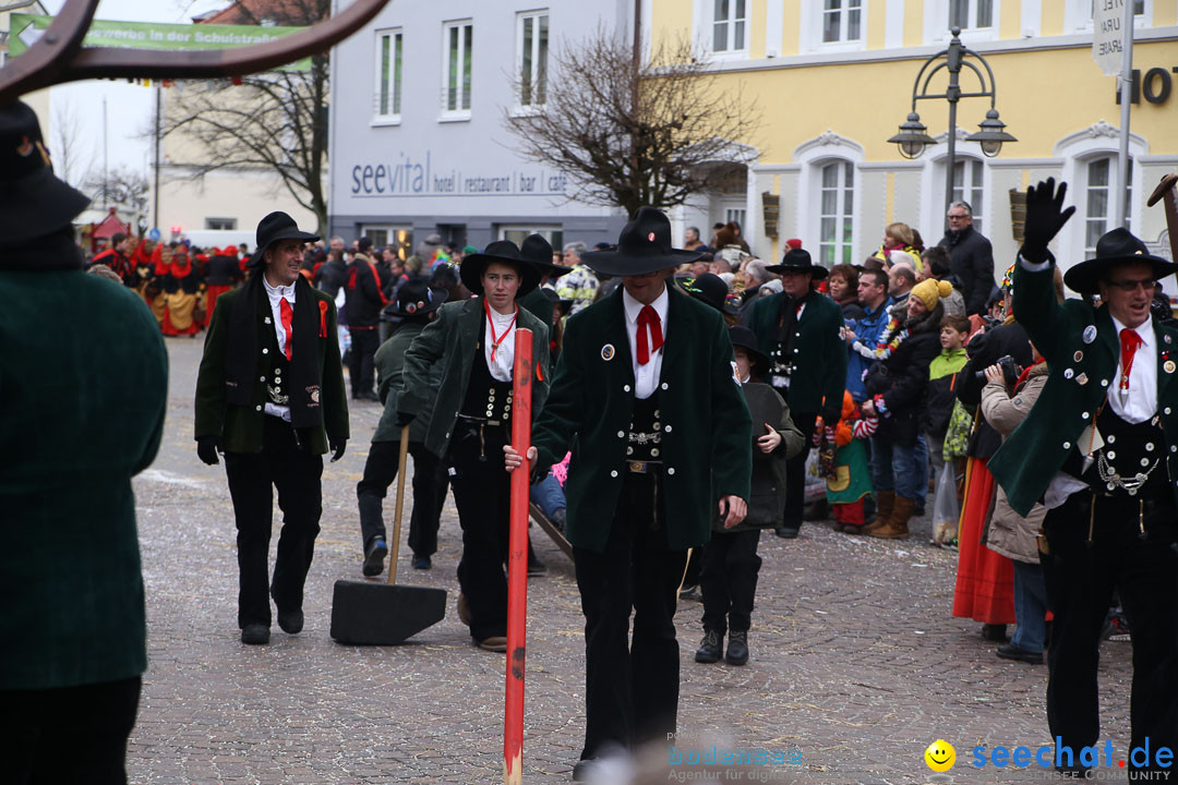 Narrensprung: Langenargen am Bodensee, 19.01.2014