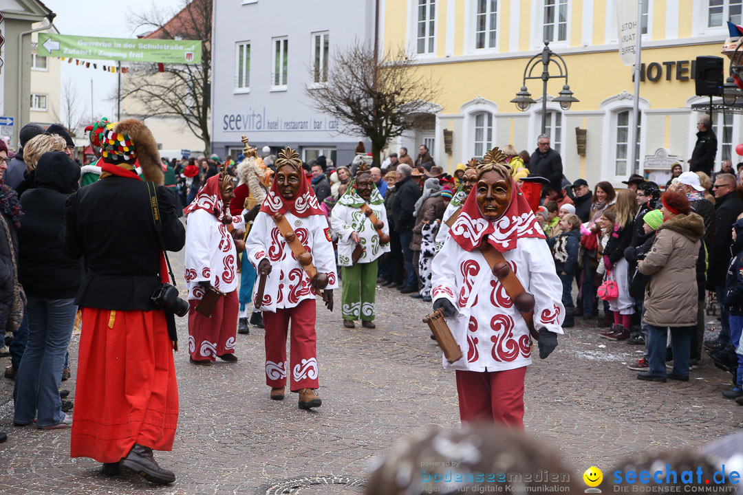 Narrensprung: Langenargen am Bodensee, 19.01.2014