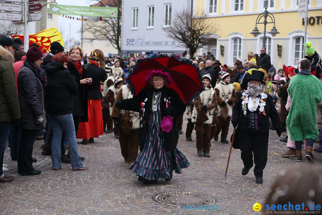 Narrensprung: Langenargen am Bodensee, 19.01.2014