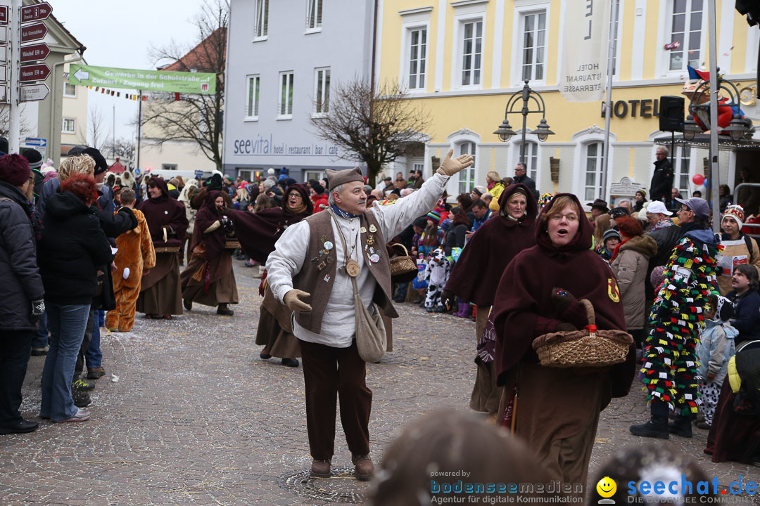 Narrensprung: Langenargen am Bodensee, 19.01.2014