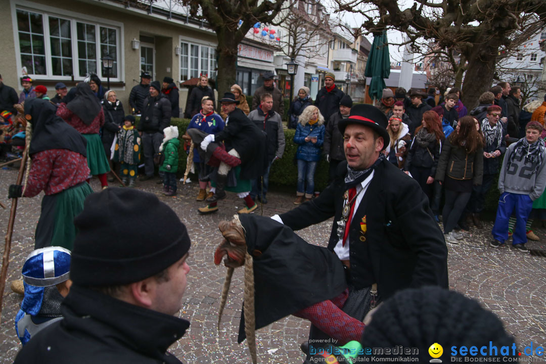 Narrensprung: Langenargen am Bodensee, 19.01.2014