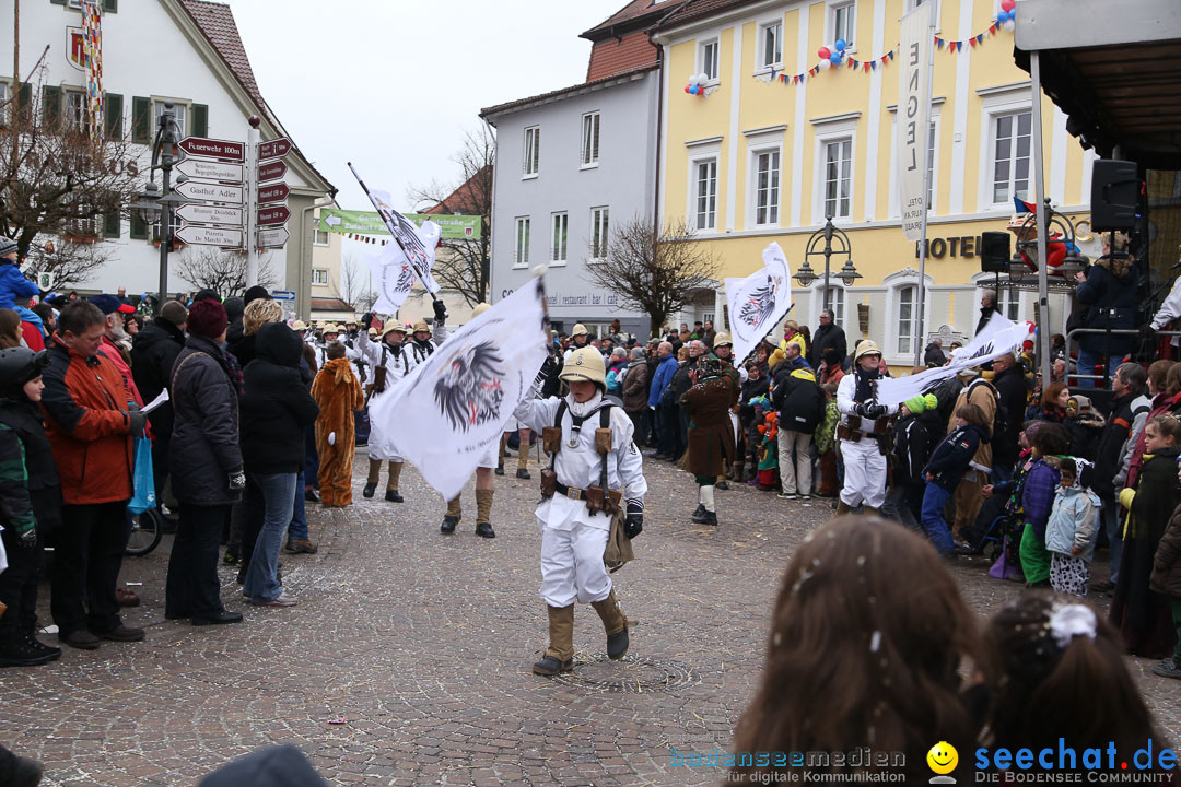 Narrensprung: Langenargen am Bodensee, 19.01.2014