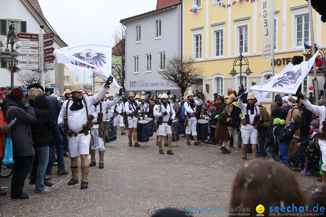 Narrensprung: Langenargen am Bodensee, 19.01.2014