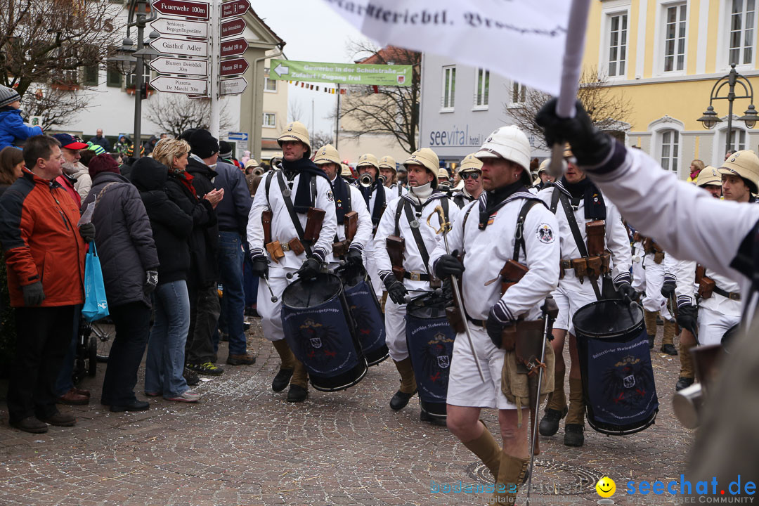 Narrensprung: Langenargen am Bodensee, 19.01.2014