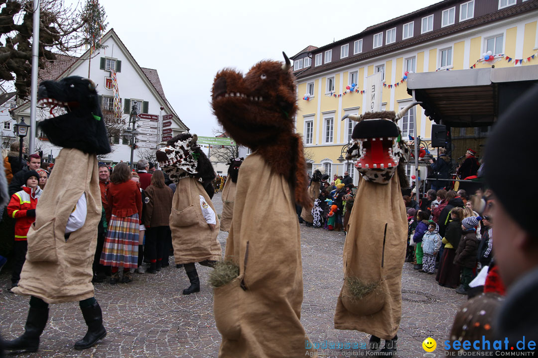 Narrensprung: Langenargen am Bodensee, 19.01.2014