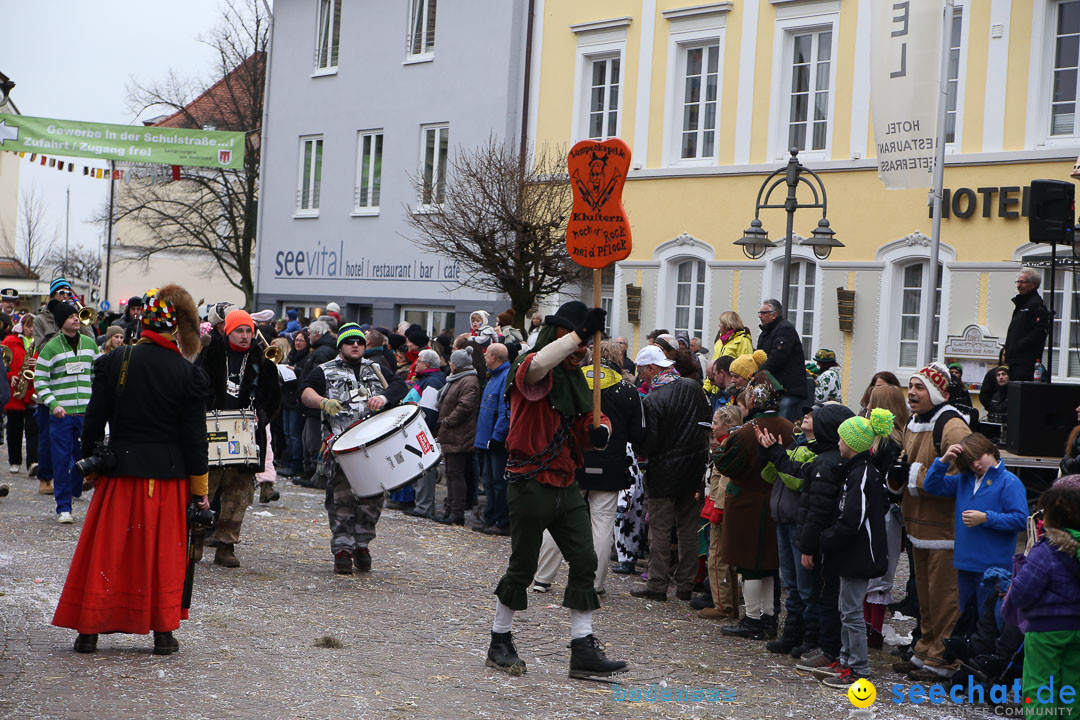 Narrensprung: Langenargen am Bodensee, 19.01.2014