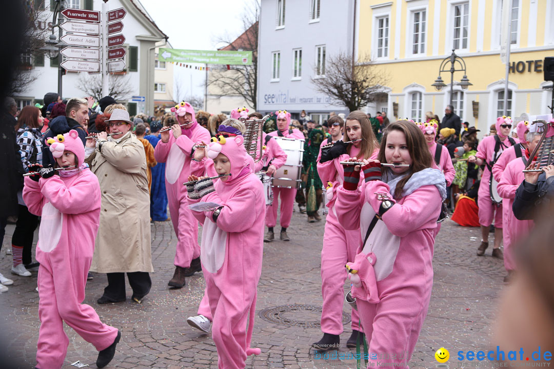 Narrensprung: Langenargen am Bodensee, 19.01.2014