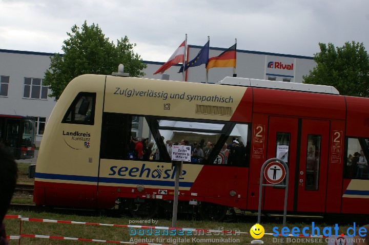 seechat.de-Infostand - Schweizerfeiertag: Stockach, 20.06.2009