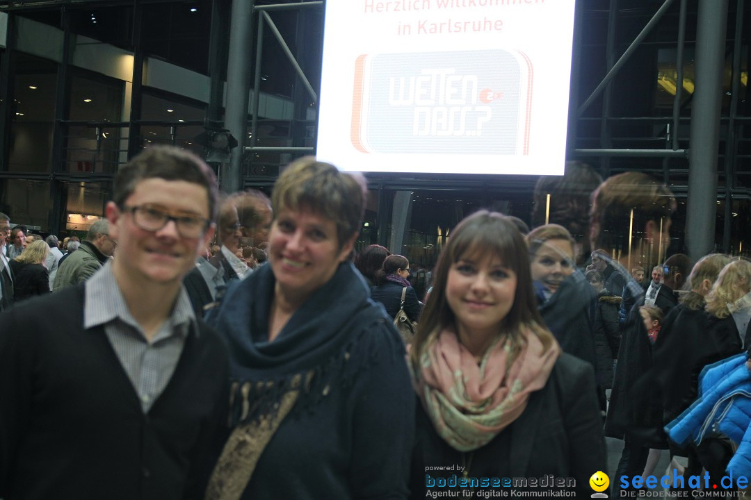 Wetten, dass..? ZDF TV-Show mit Markus Lanz: Karlsruhe, 25.01.2014