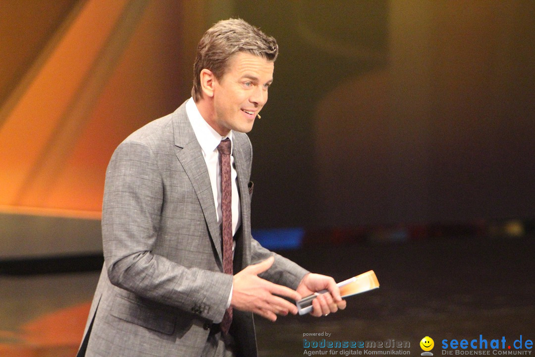 Wetten, dass..? ZDF TV-Show mit Markus Lanz: Karlsruhe, 25.01.2014