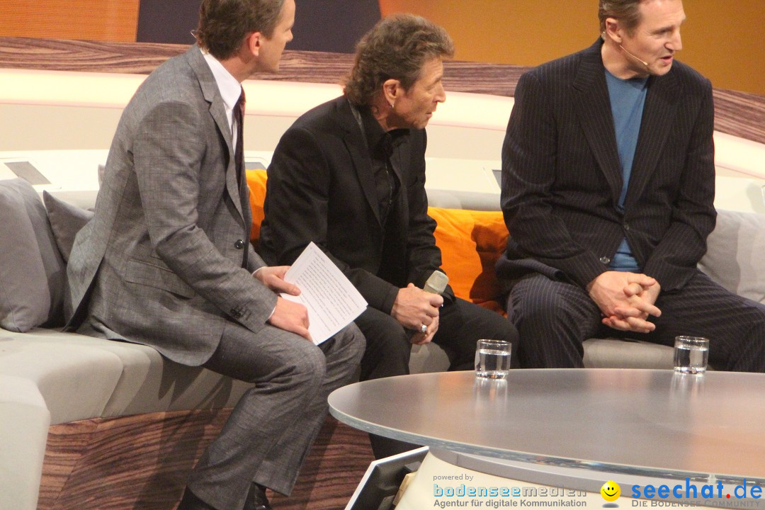 Wetten, dass..? ZDF TV-Show mit Markus Lanz: Karlsruhe, 25.01.2014