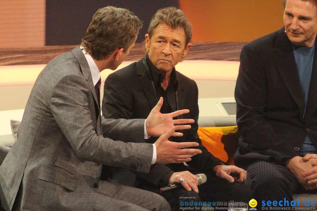 Wetten, dass..? ZDF TV-Show mit Markus Lanz: Karlsruhe, 25.01.2014