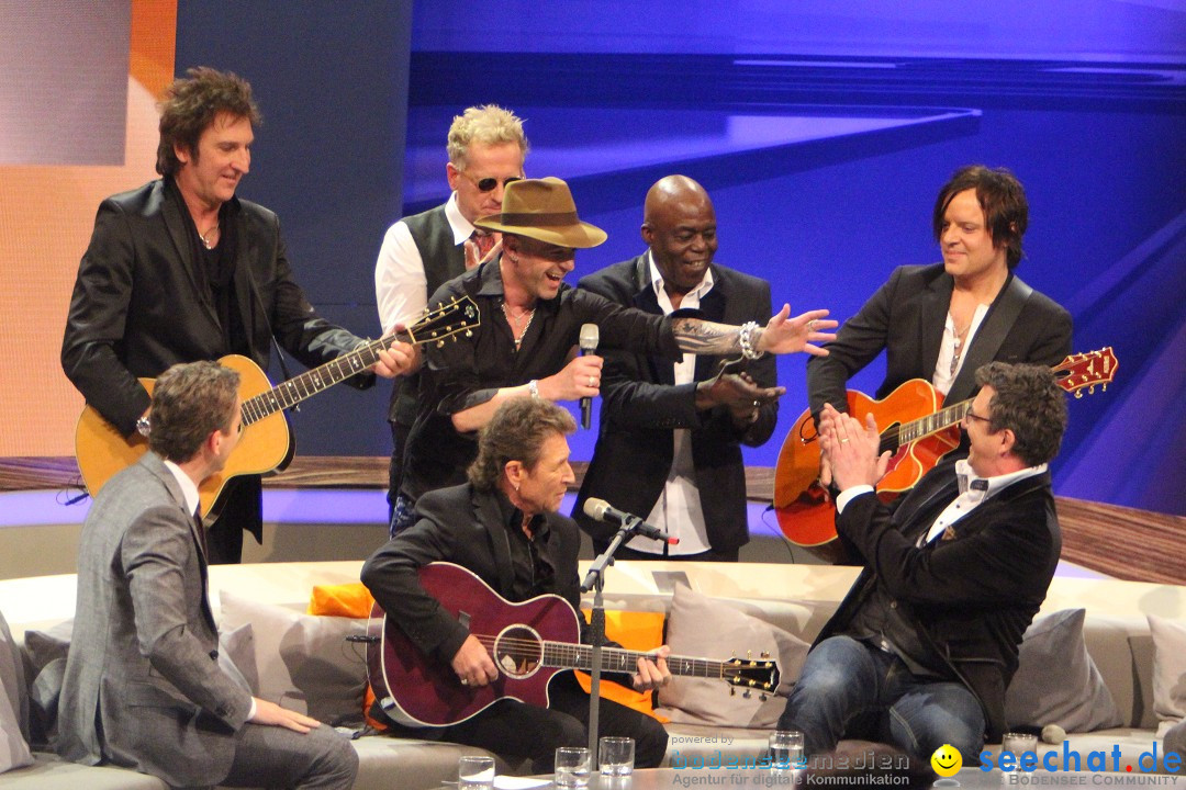 Wetten, dass..? ZDF TV-Show mit Markus Lanz: Karlsruhe, 25.01.2014