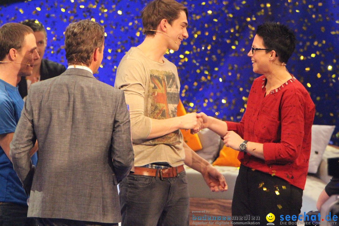 Wetten, dass..? ZDF TV-Show mit Markus Lanz: Karlsruhe, 25.01.2014