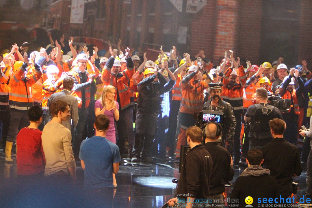 Wetten, dass..? ZDF TV-Show mit Markus Lanz: Karlsruhe, 25.01.2014