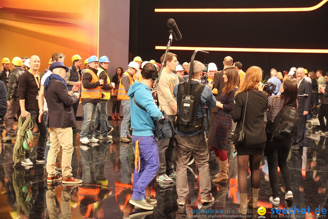 Wetten, dass..? ZDF TV-Show mit Markus Lanz: Karlsruhe, 25.01.2014