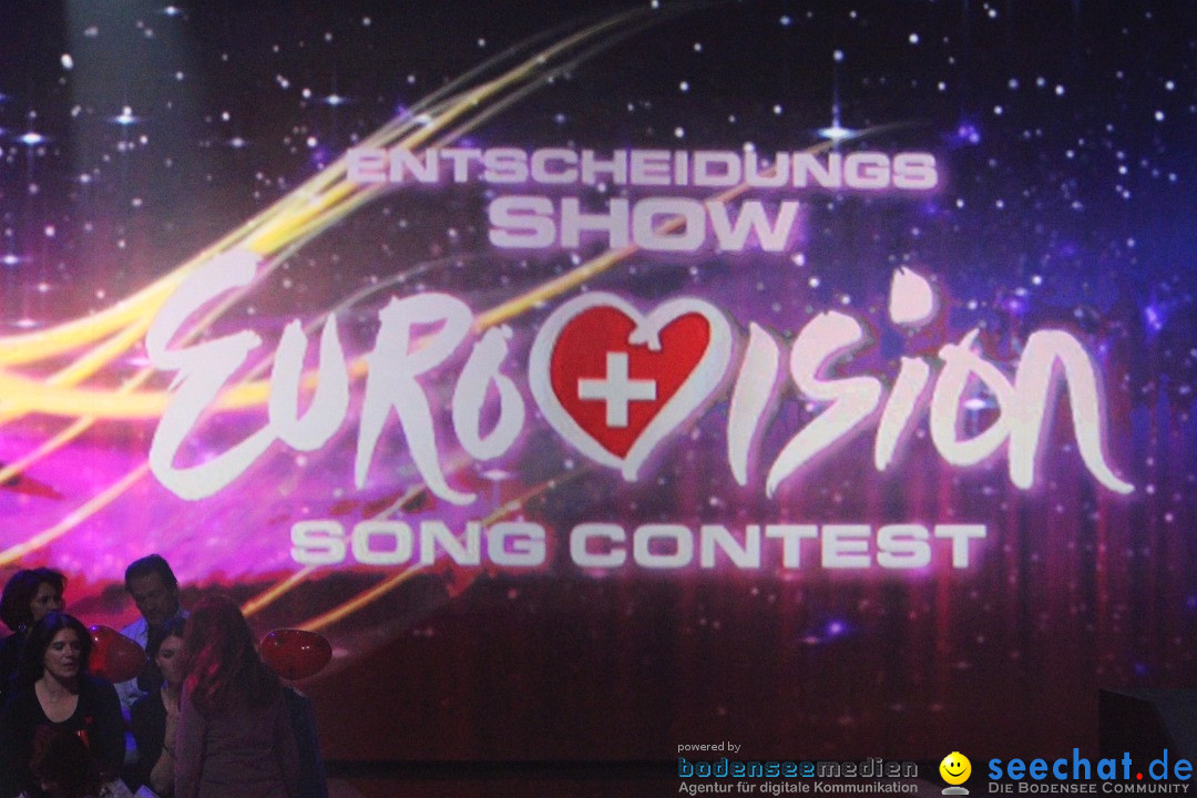 Eurovision Song Contest Entscheidung: Kreuzlingen Bodensee, 01.02.2014