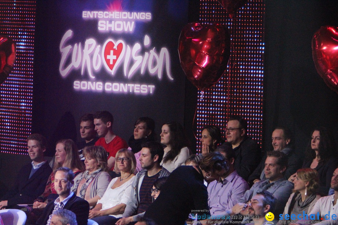 Eurovision Song Contest Entscheidung: Kreuzlingen Bodensee, 01.02.2014