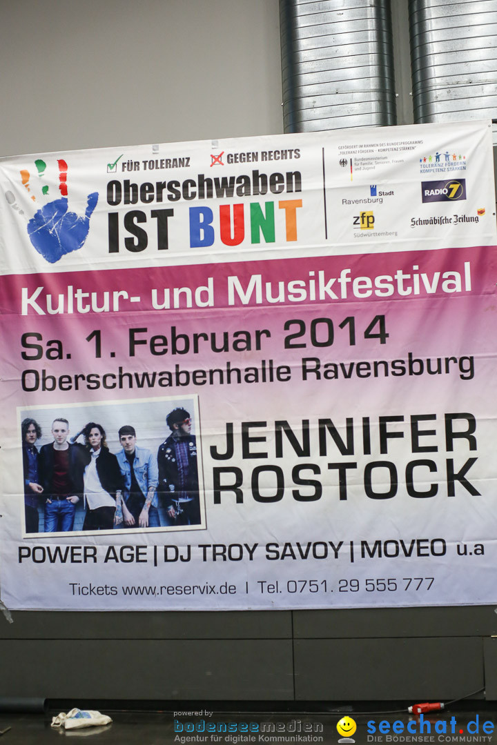 Jennifer Rostock - Oberschwaben: Ravensburg am Bodensee, 01.02.2014