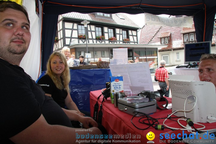 seechat.de-Infostand - Schweizerfeiertag: Stockach, 20.06.2009