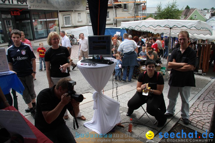 seechat.de-Infostand - Schweizerfeiertag: Stockach, 20.06.2009