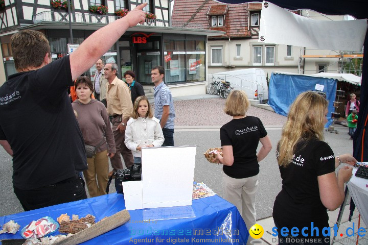 seechat.de-Infostand - Schweizerfeiertag: Stockach, 20.06.2009