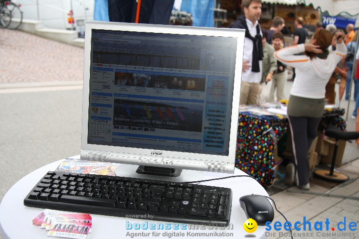 seechat.de-Infostand - Schweizerfeiertag: Stockach, 20.06.2009