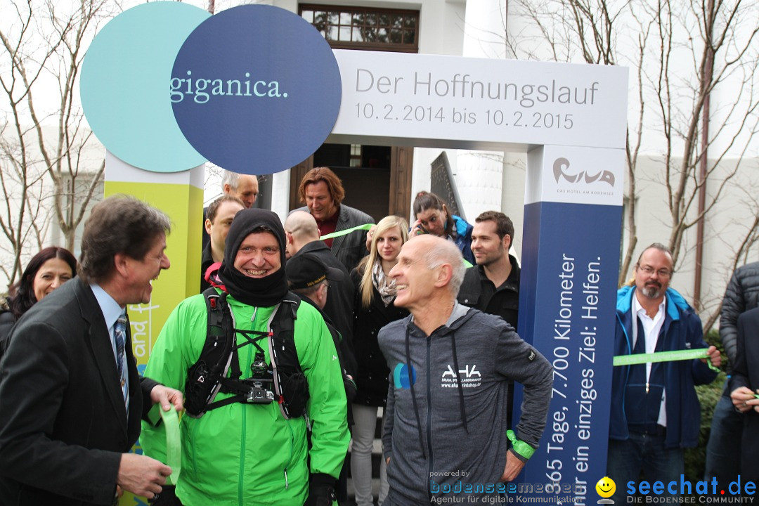 Giganica Hoffnungslauf - Harry Ohlig: Konstanz am Bodensee, 10.02.2014