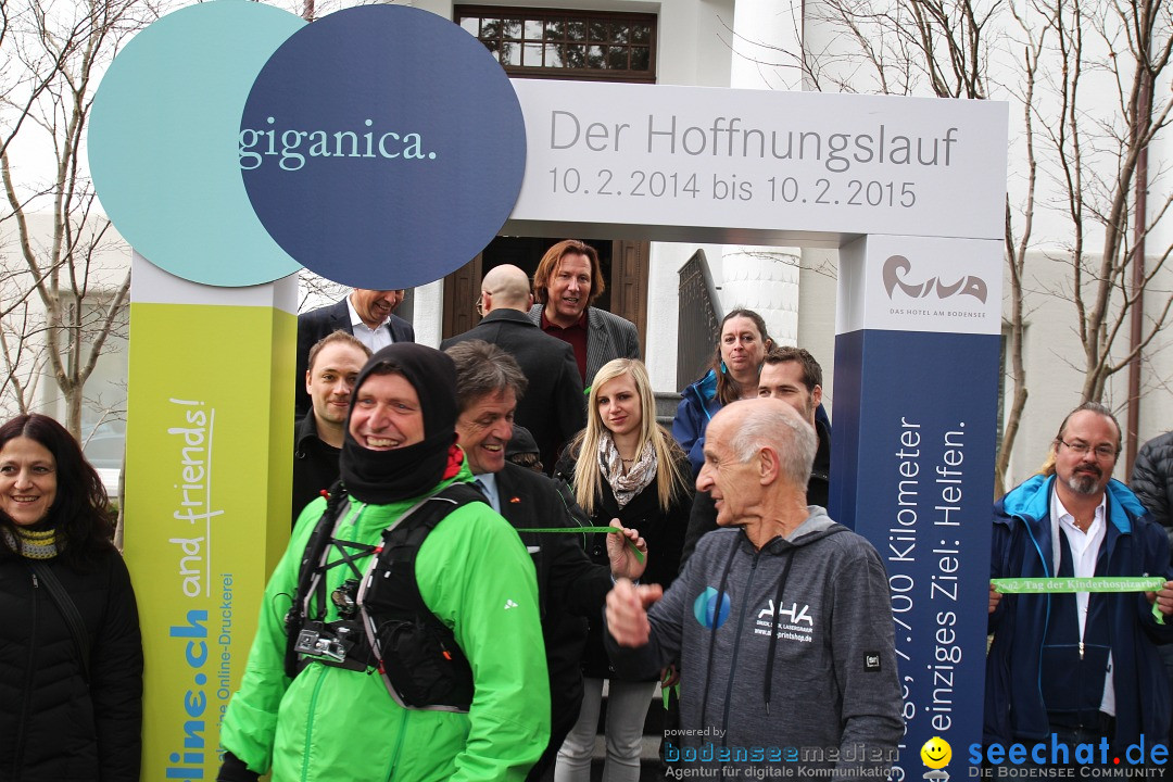 Giganica Hoffnungslauf - Harry Ohlig: Konstanz am Bodensee, 10.02.2014