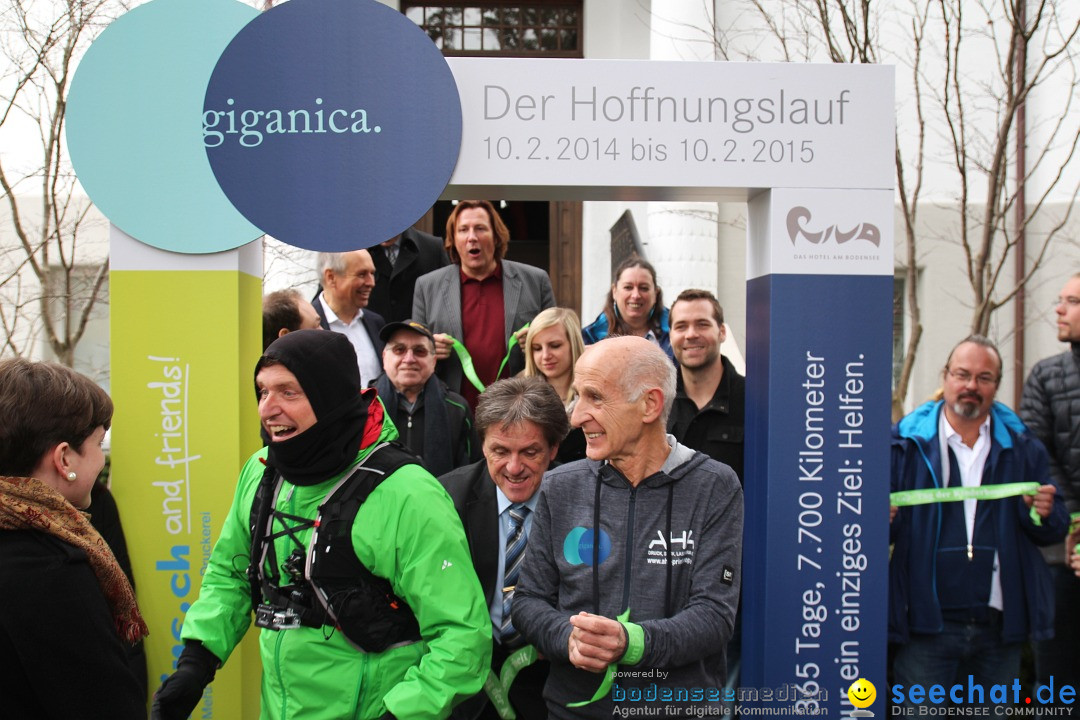 Giganica Hoffnungslauf - Harry Ohlig: Konstanz am Bodensee, 10.02.2014