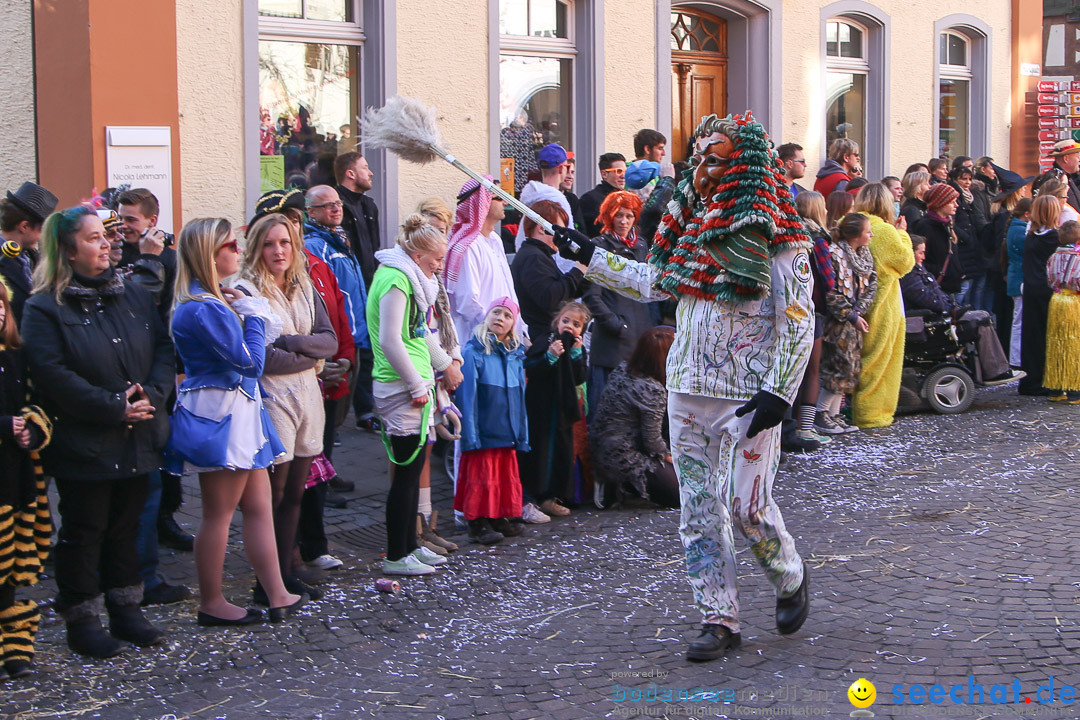 Narrensprung - Narrenbaumsetzen: Meersburg am Bodensee, 23.02.2014