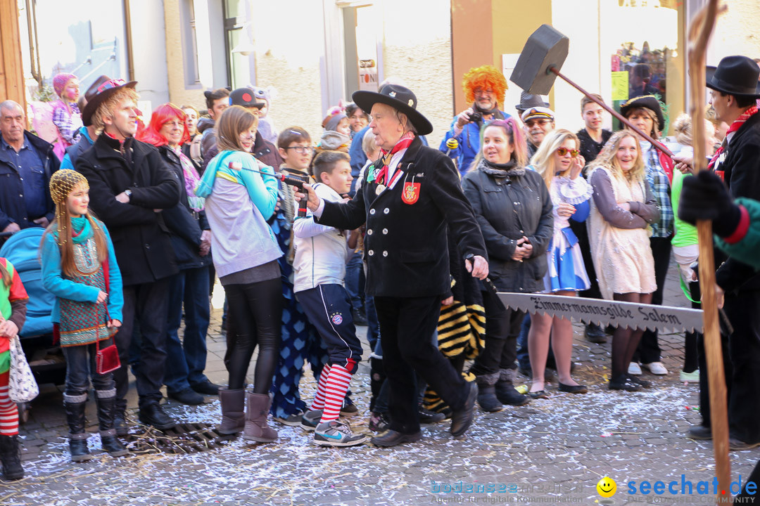 Narrensprung - Narrenbaumsetzen: Meersburg am Bodensee, 23.02.2014