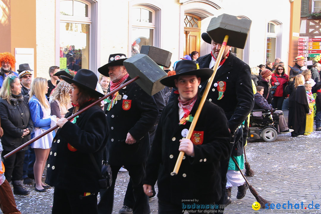 Narrensprung - Narrenbaumsetzen: Meersburg am Bodensee, 23.02.2014