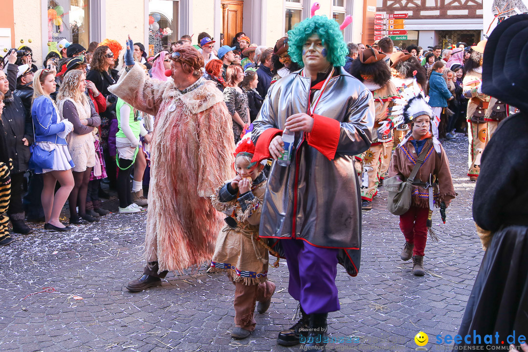 Narrensprung - Narrenbaumsetzen: Meersburg am Bodensee, 23.02.2014