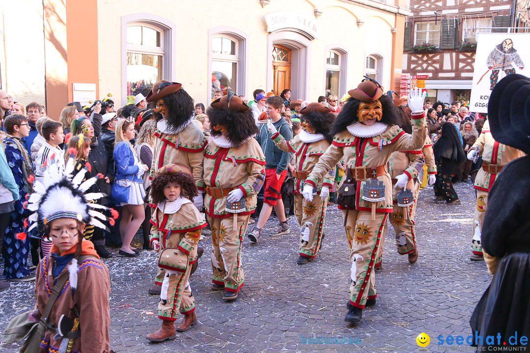 Narrensprung - Narrenbaumsetzen: Meersburg am Bodensee, 23.02.2014