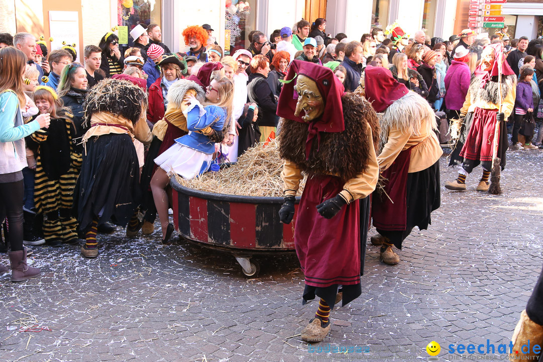 Narrensprung - Narrenbaumsetzen: Meersburg am Bodensee, 23.02.2014