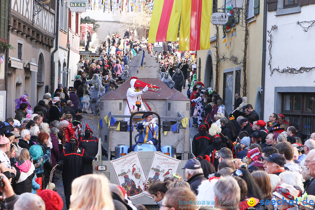 Narrensprung - Narrenbaumsetzen: Meersburg am Bodensee, 23.02.2014