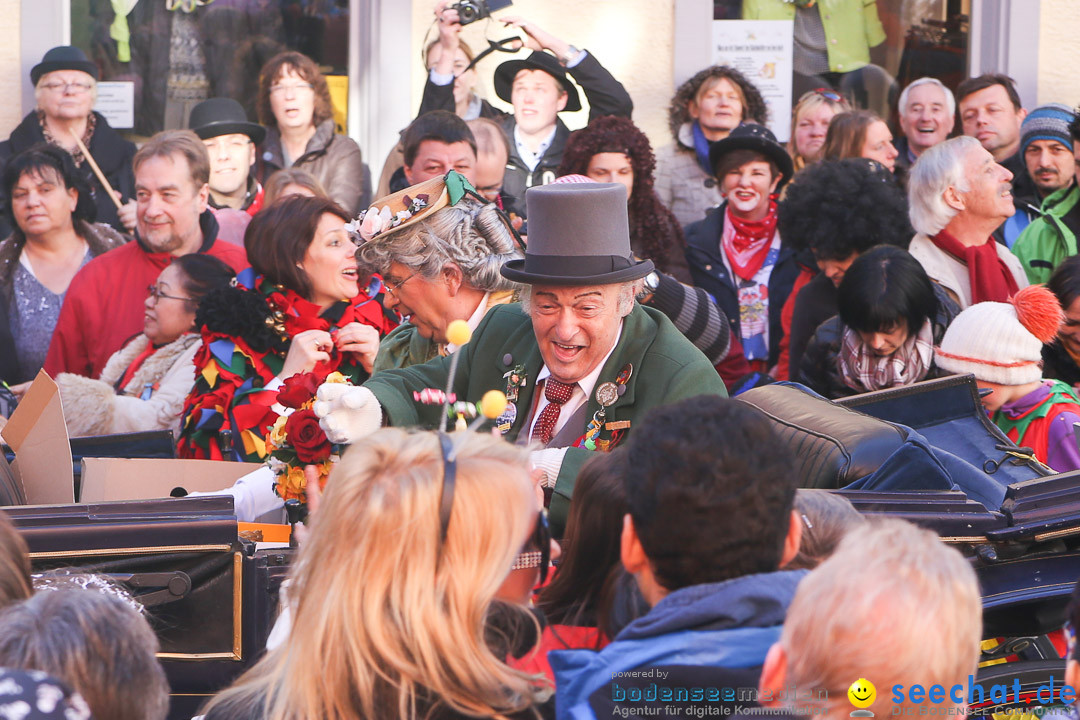 Narrensprung - Narrenbaumsetzen: Meersburg am Bodensee, 23.02.2014