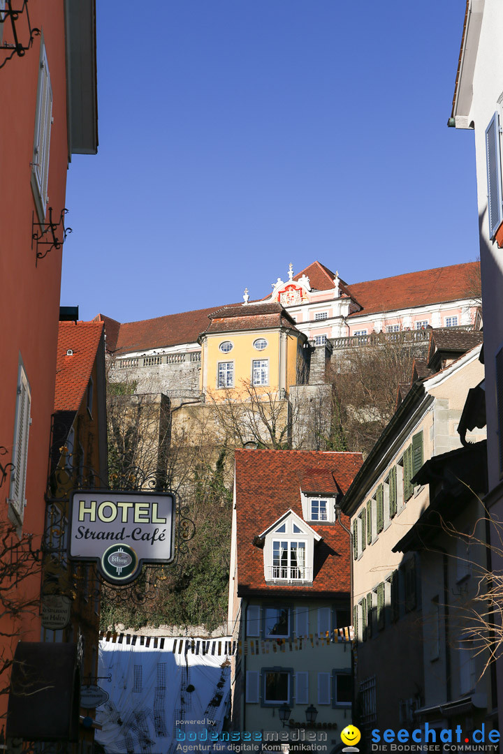 Narrensprung - Narrenbaumsetzen: Meersburg am Bodensee, 23.02.2014