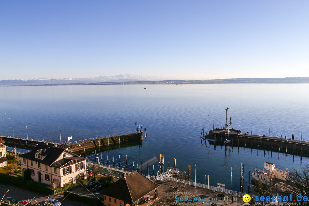 Narrensprung - Narrenbaumsetzen: Meersburg am Bodensee, 23.02.2014