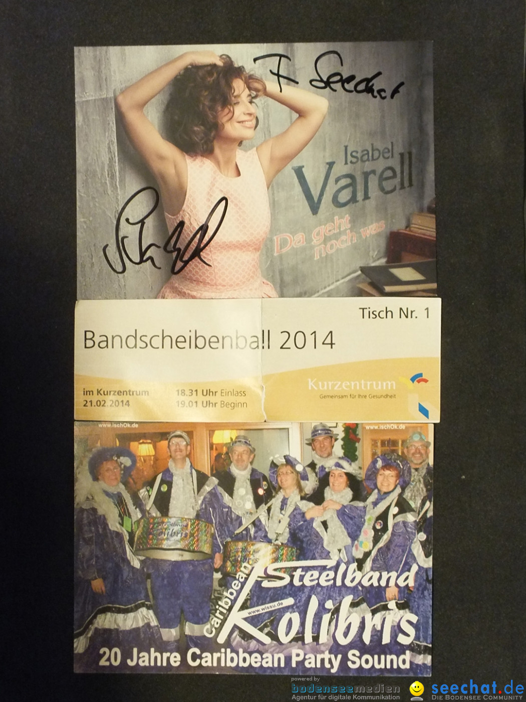 Bandscheiben-Ball mit Isabel Varell: Bad-Buchau am Bodensee, 21.02.2014