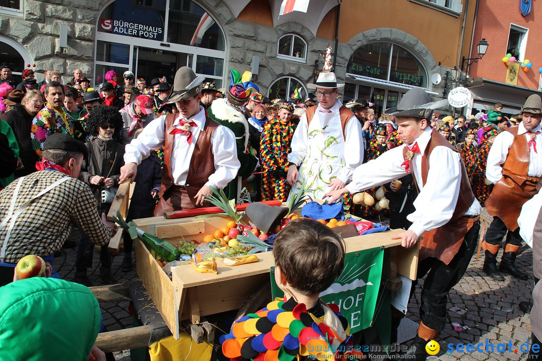 Narrenbaumstellen, Winfried Kretschmann: Stockach am Bodensee, 27.02.2014