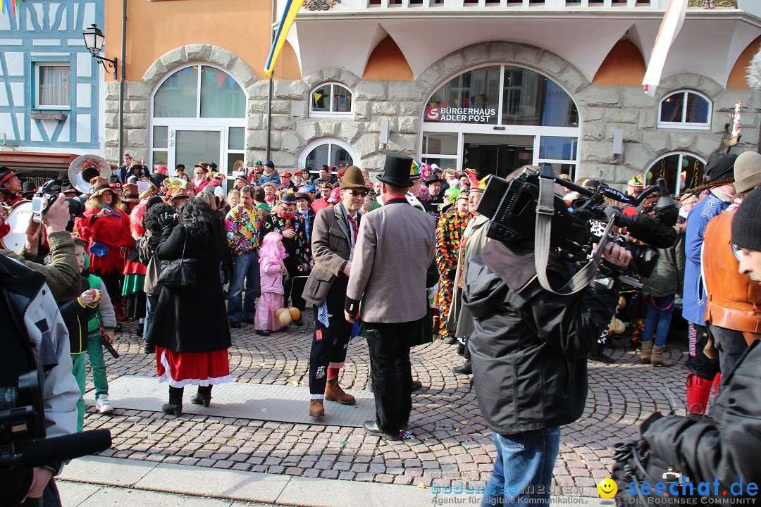 Narrenbaumstellen, Winfried Kretschmann: Stockach am Bodensee, 27.02.2014