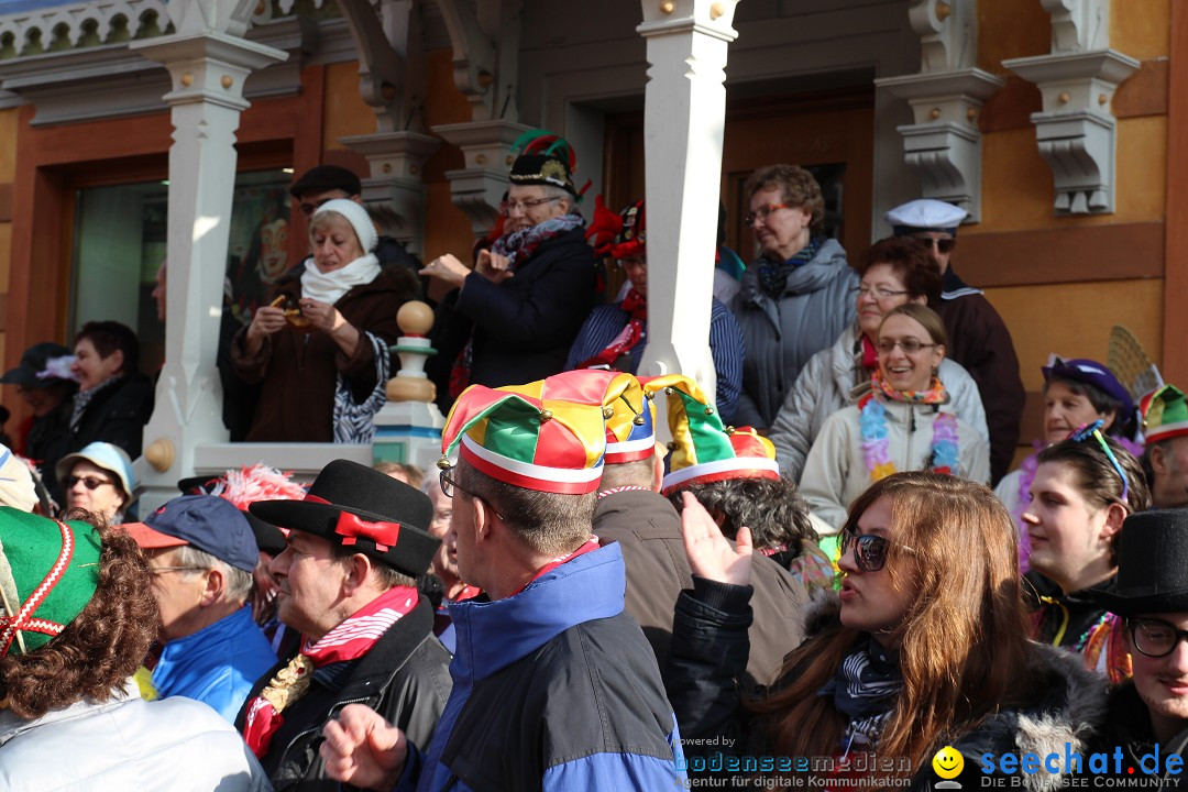 Narrenbaumstellen, Winfried Kretschmann: Stockach am Bodensee, 27.02.2014