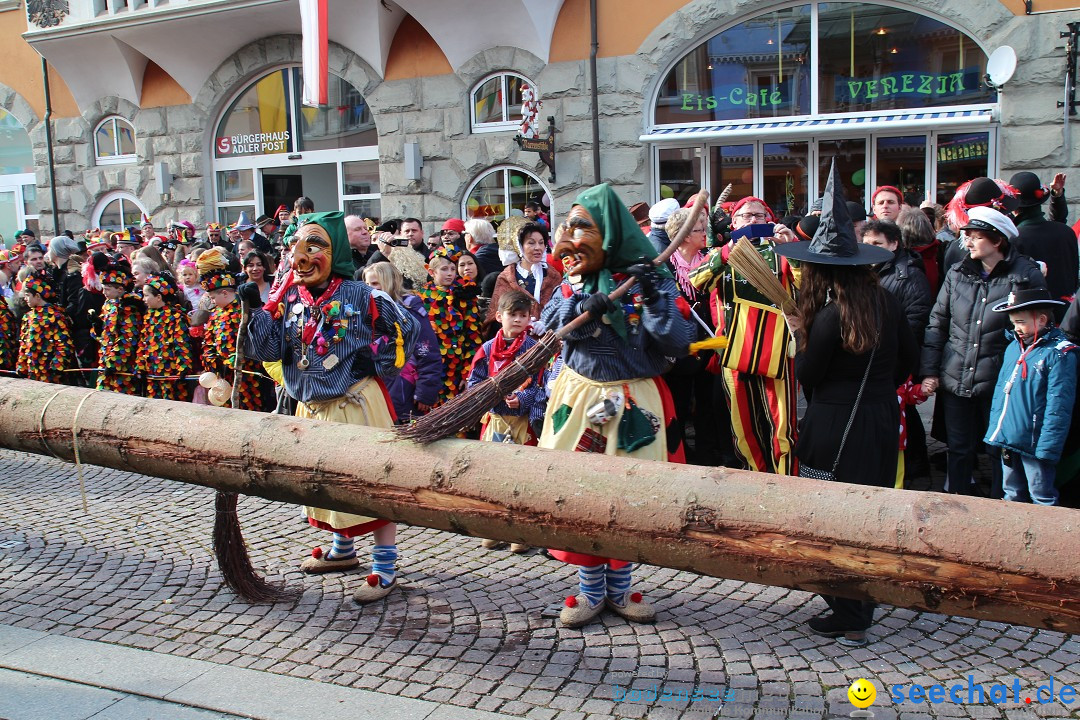 Narrenbaumstellen, Winfried Kretschmann: Stockach am Bodensee, 27.02.2014