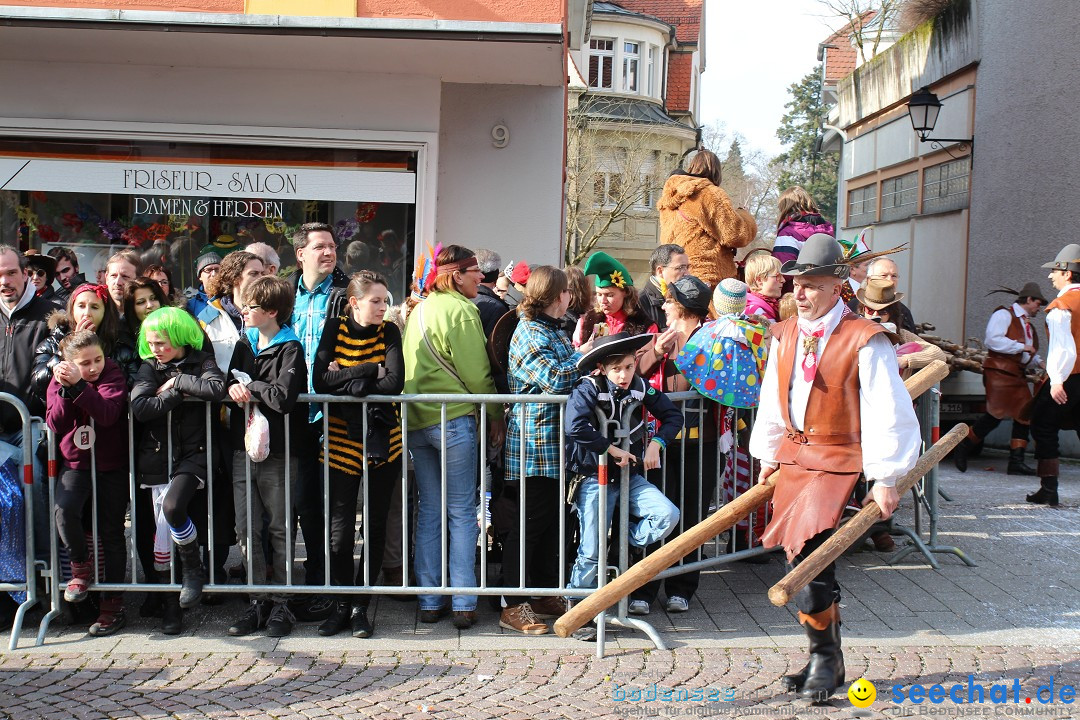 Narrenbaumstellen, Winfried Kretschmann: Stockach am Bodensee, 27.02.2014